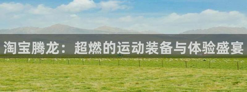 球速体育：淘宝腾龙：超燃的运动装备与体验盛宴
